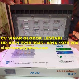 Lampu Sorot LED 50W Satu Warna HIJAU UNGU BIRU PUTIH KUNING